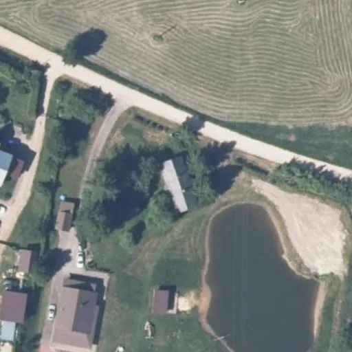 Vaizdas iš viršaus: Eglių al. 8, Dušnionys