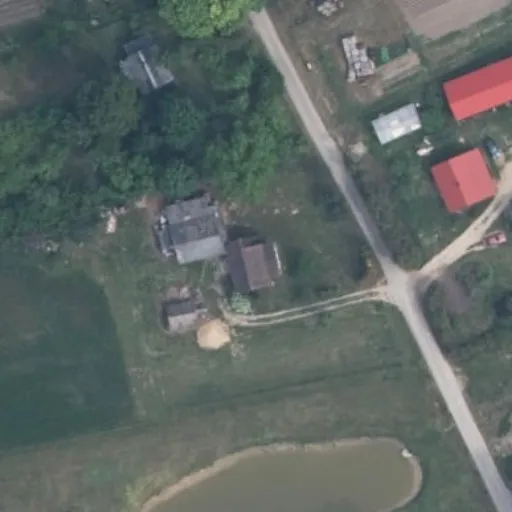 Vaizdas iš viršaus: Sodžiaus g. 11, Kružiūnai