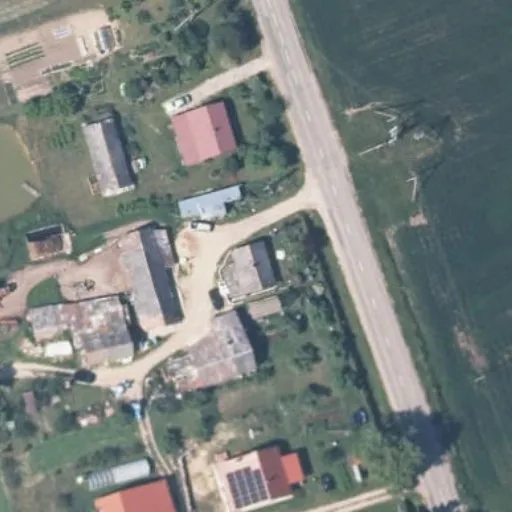 Vaizdas iš viršaus: Centrinė g. 9A, Balninkai