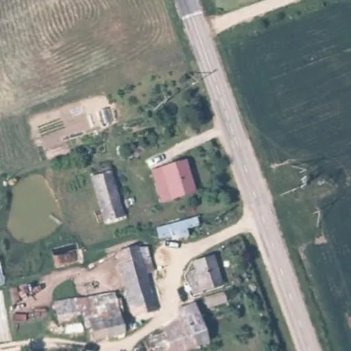 Vaizdas iš viršaus: Centrinė g. 9, Balninkai