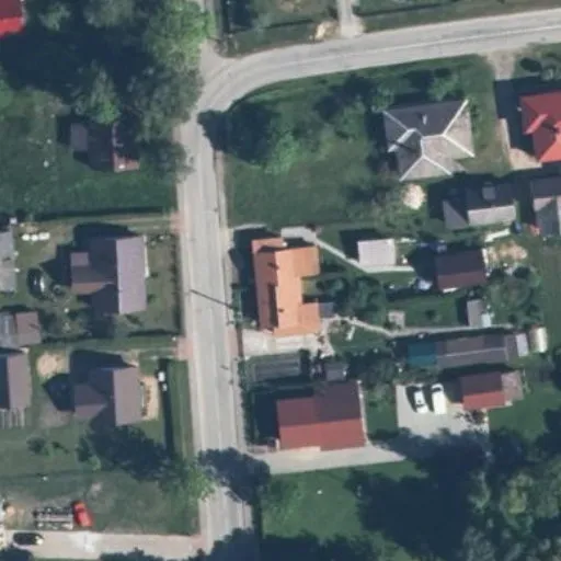 Vaizdas iš viršaus: Dariaus ir Girėno g. 28, Simnas