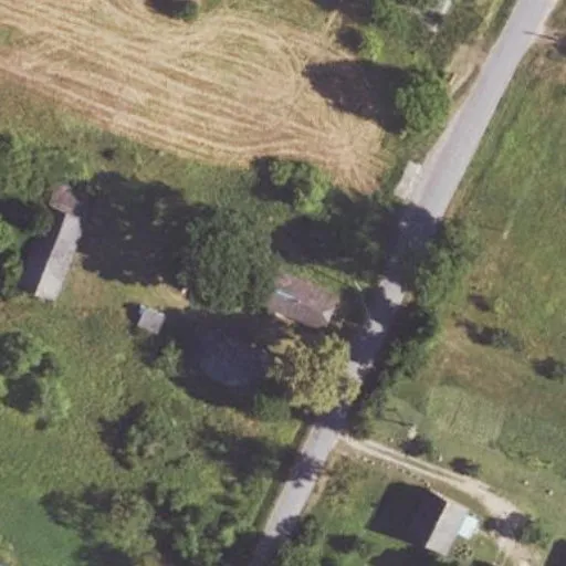 Vaizdas iš viršaus: Ansgaro Juozapo Rožėno g. 27, Daumėnai