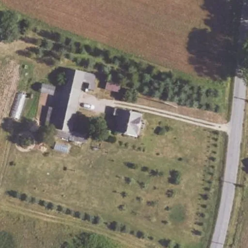 Vaizdas iš viršaus: Ansgaro Juozapo Rožėno g. 11, Daumėnai