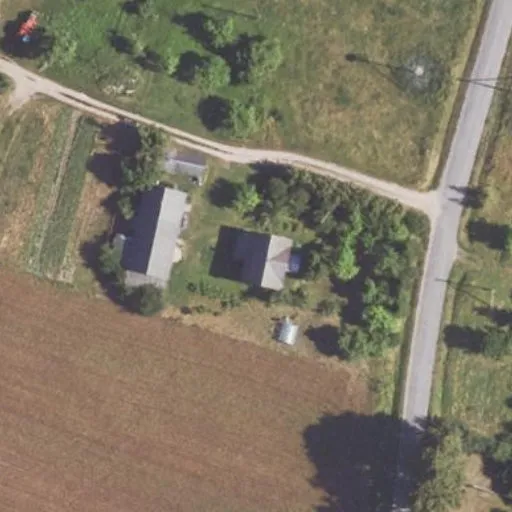 Vaizdas iš viršaus: Ansgaro Juozapo Rožėno g. 9, Daumėnai