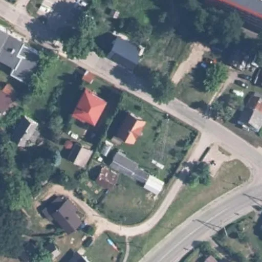 Vaizdas iš viršaus: Nemunaičio g. 1, Merkinė
