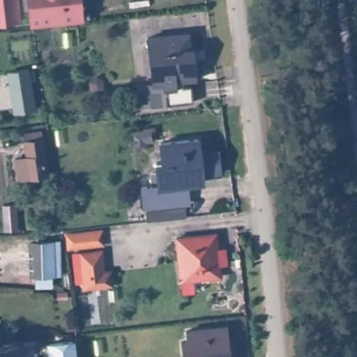 Vaizdas iš viršaus: Vytauto g. 124, Varėna