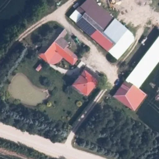 Vaizdas iš viršaus: Bažnyčios g. 24, Alksnėnai
