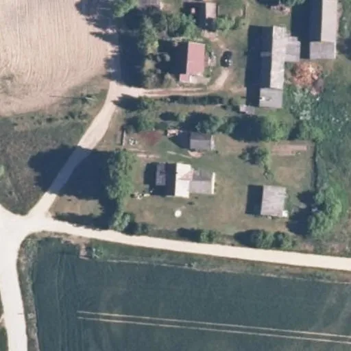 Vaizdas iš viršaus: Gėlių g. 13, Girkantai
