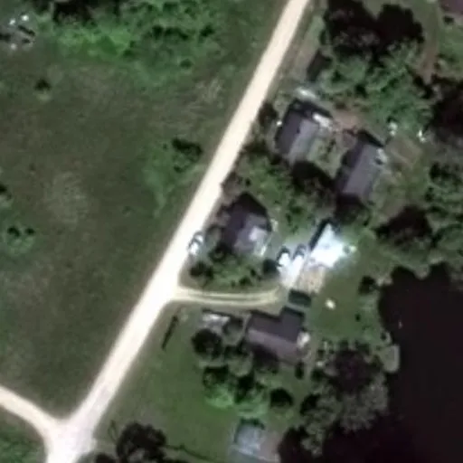 Vaizdas iš viršaus: Mėnulio g. 12, Kataučizna