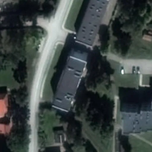 Vaizdas iš viršaus: Dariaus ir Girėno g. 2B, Kybartai