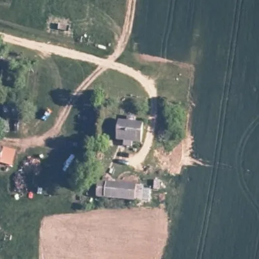 Vaizdas iš viršaus: Gėlių g. 35, Girkantai