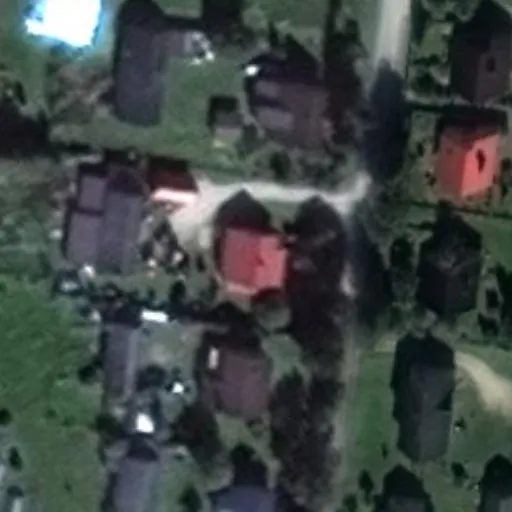 Vaizdas iš viršaus: Šaltalankio g. 9, Vištytis