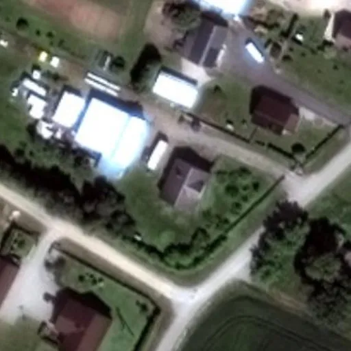 Vaizdas iš viršaus: Saulės g. 21, Virbalio Miesto Laukai