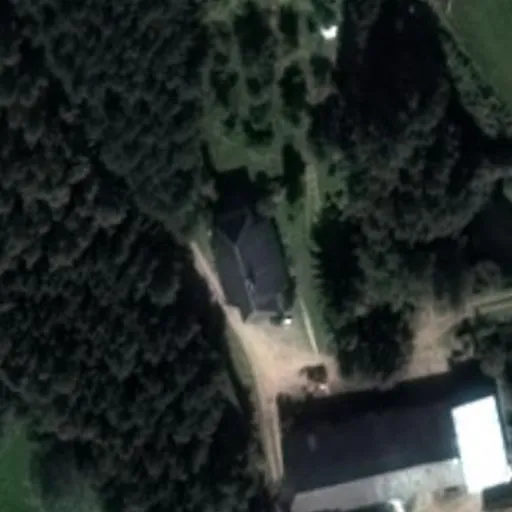Vaizdas iš viršaus: Pakrantės g. 1, Vištytis