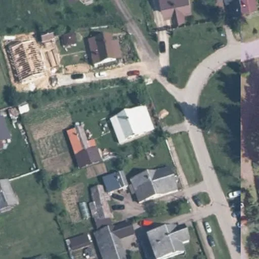 Vaizdas iš viršaus: Jaunimo g. 45, Mickūnai