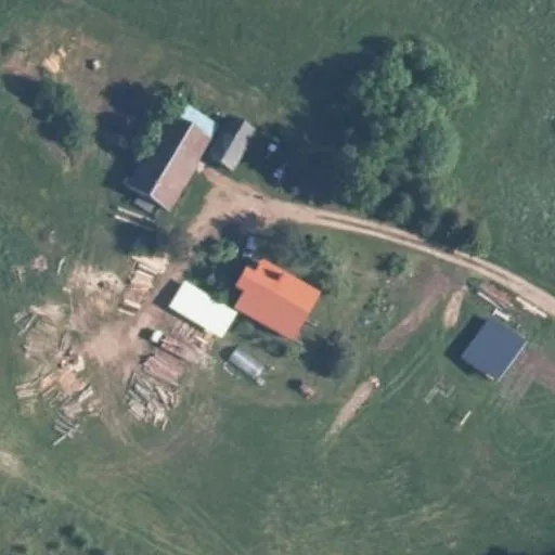 Vaizdas iš viršaus: Ežero g. 1, Bijutiškis
