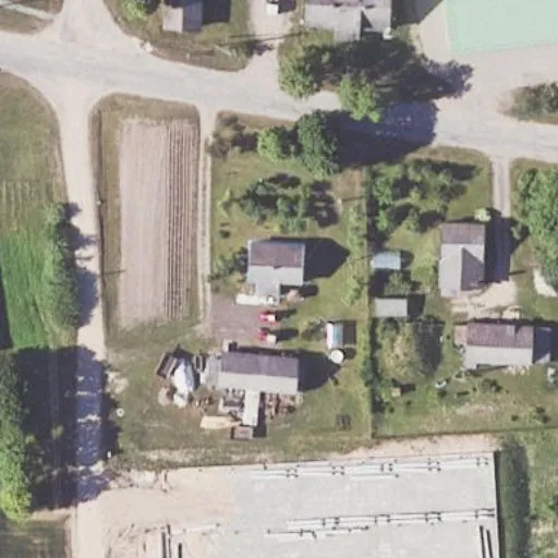Vaizdas iš viršaus: Taikos g. 60, Aukštelkai