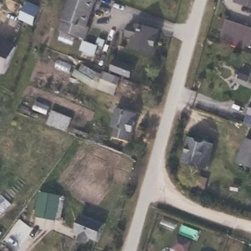 Vaizdas iš viršaus: Lenktoji g. 4, Prienai