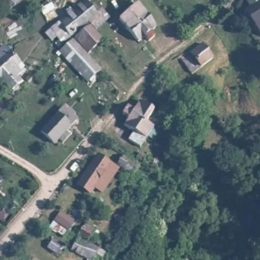 Vaizdas iš viršaus: Piliakalnio g. 13, Merkinė