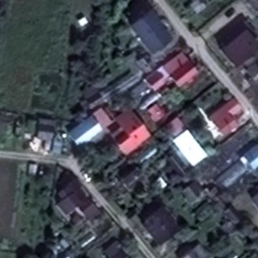Vaizdas iš viršaus: Vyšnių g. 2, Šalčininkai