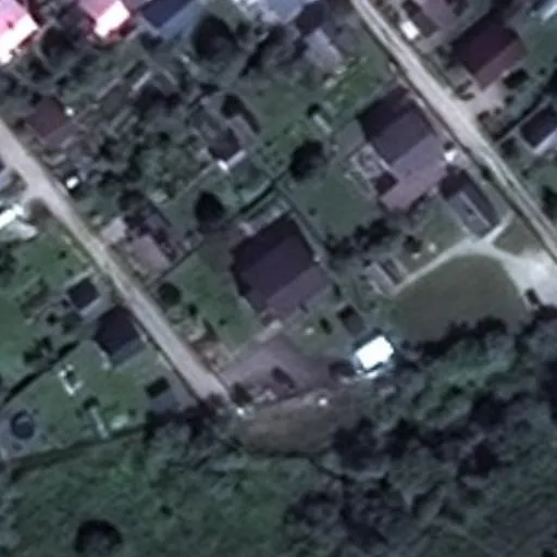 Vaizdas iš viršaus: Vyšnių g. 32, Šalčininkai