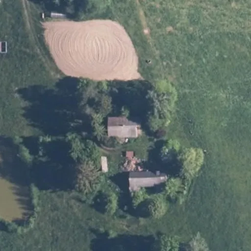Vaizdas iš viršaus: Gėlių g. 27, Girkantai