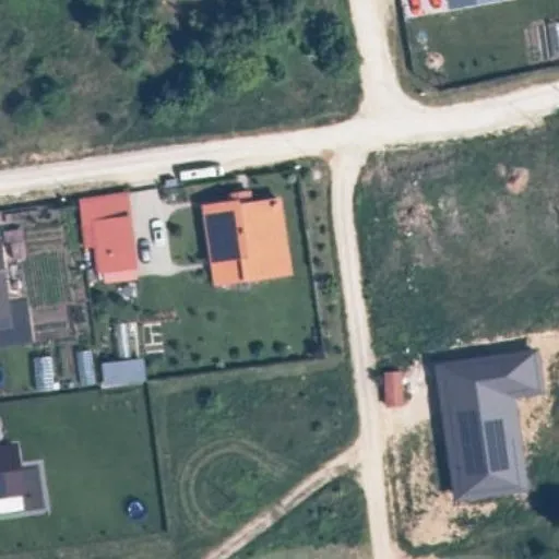 Vaizdas iš viršaus: Slyvų g. 1, Lentvaris