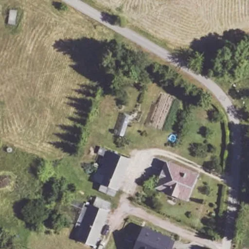 Vaizdas iš viršaus: Sanžilės g. 40, Berčiūnai