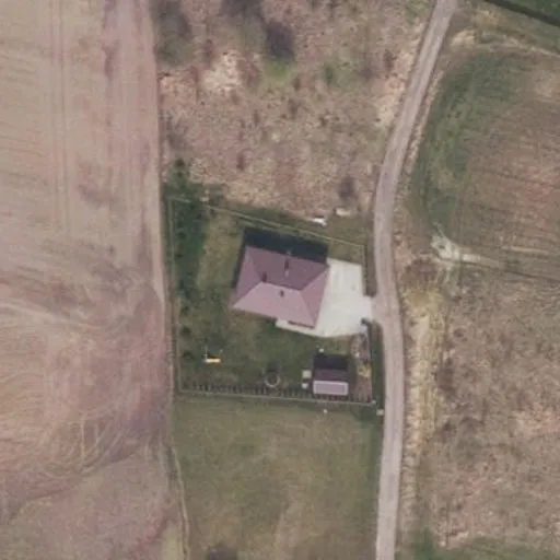 Vaizdas iš viršaus: Tiesioji g. 6, Alšėnai