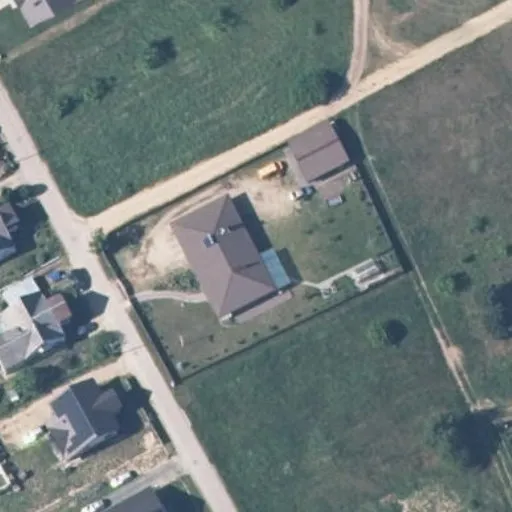 Vaizdas iš viršaus: Mokyklos g. 35, Senoji Varėna
