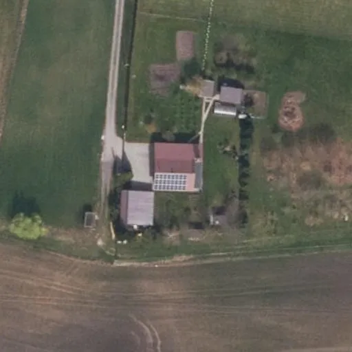 Vaizdas iš viršaus: Rugiagėlių g. 20, Tabariškiai