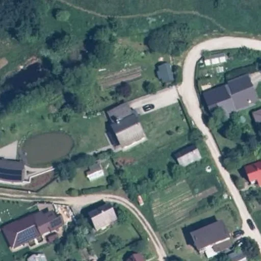 Vaizdas iš viršaus: Putinų g. 14, Trakai