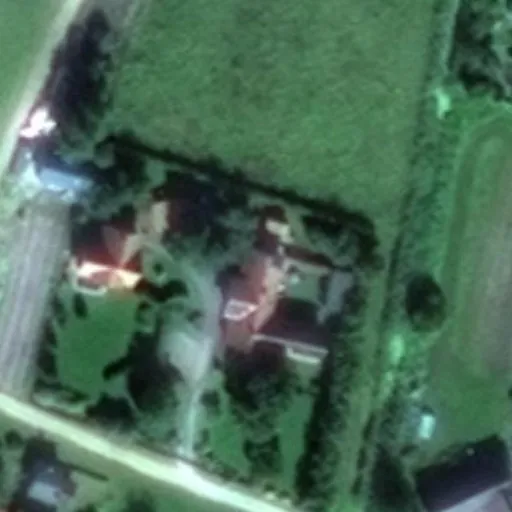 Vaizdas iš viršaus: Lakštingalų g. 2E, Rusnė
