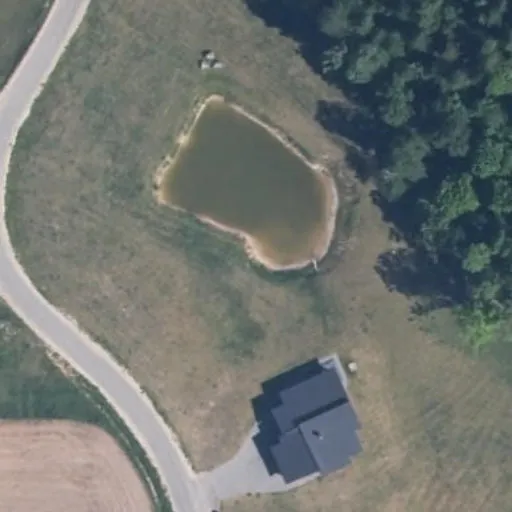 Vaizdas iš viršaus: Upelio g. 8, Skernė