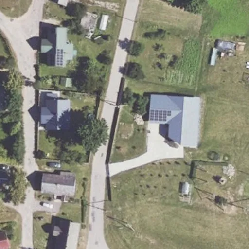 Vaizdas iš viršaus: Utenos g. 1, Skudutiškis