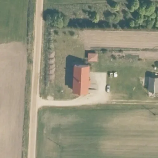 Vaizdas iš viršaus: Kuršių g. 61, Dituva