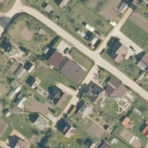Vaizdas iš viršaus: Vyšnių 1-oji g. 1, Struikai
