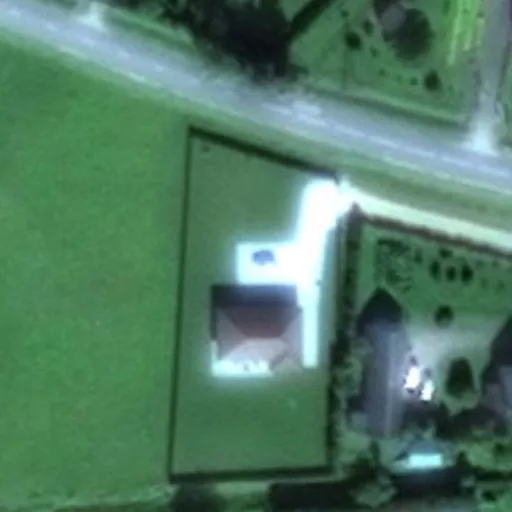 Vaizdas iš viršaus: Kuršmarių g. 7, Rusnė