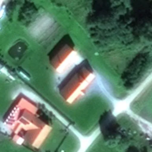 Vaizdas iš viršaus: Alyvų g. 6, Rusnė