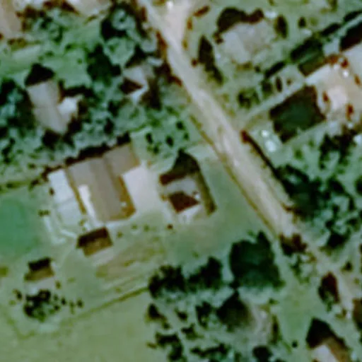 Vaizdas iš viršaus: Ąžuolijos g. 14, Tverečius