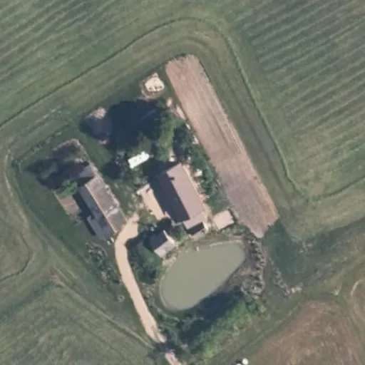 Vaizdas iš viršaus: Geležinkelio g. 5, Naujoji Radiškė