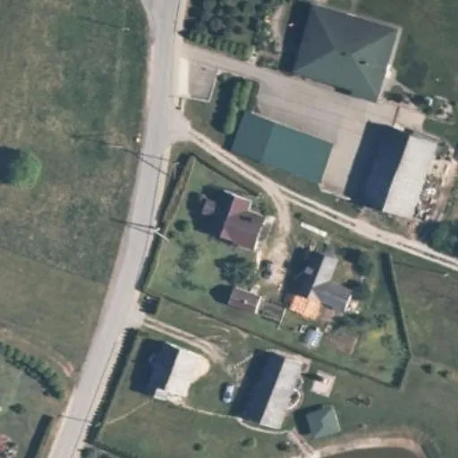 Vaizdas iš viršaus: Bažnyčios g. 18, Sangrūda