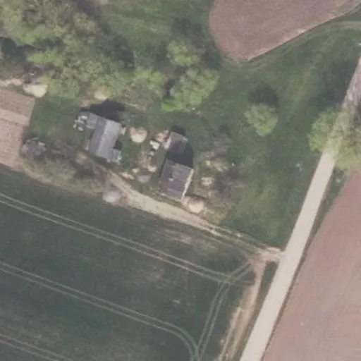 Vaizdas iš viršaus: Nevėžio g. 50, Vilkėnai