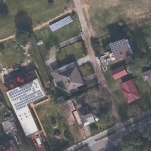 Vaizdas iš viršaus: Lakštingalų g. 1, Kačerginė