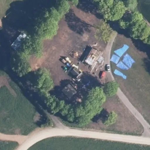 Vaizdas iš viršaus: Kražantės g. 50, Daujočiai