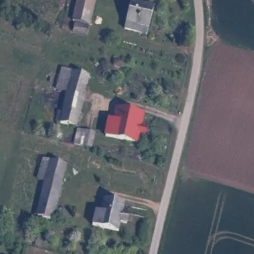 Vaizdas iš viršaus: Gėlių g. 27, Pašiaušė