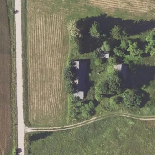 Vaizdas iš viršaus: Ąžuolo g. 9, Buivėnai