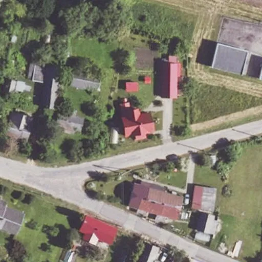 Vaizdas iš viršaus: Panevėžio g. 2, Subačius