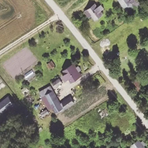 Vaizdas iš viršaus: Dariaus ir Girėno g. 41, Skapiškis