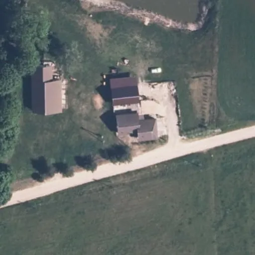 Vaizdas iš viršaus: Liepos g. 4, Birsčiai